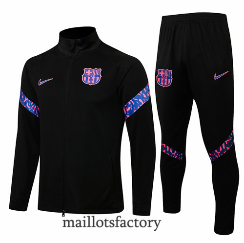 Achat Veste Survetement du Barcelone 2021/22 Noir