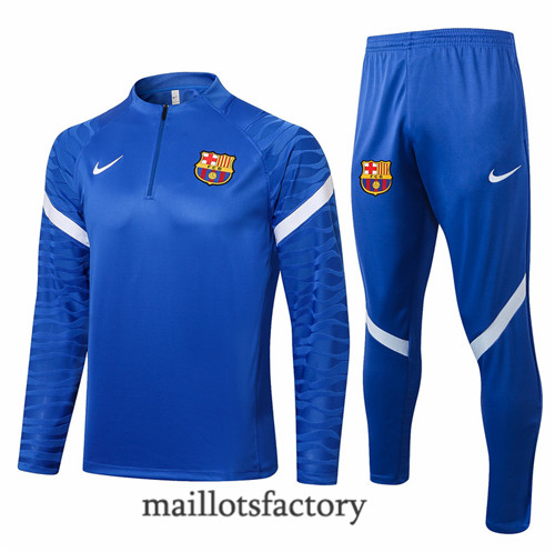 Achat Survetement du Barcelone 2021/22 Bleu/Blanc