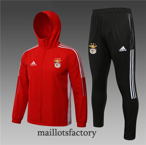 Achat Survetement Coupe vent Benfica 2021/22 Rouge