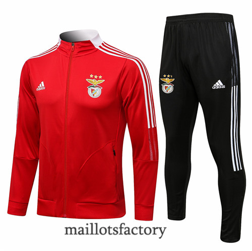 Achat Veste Survetement du Benfica 2021/22 Rouge