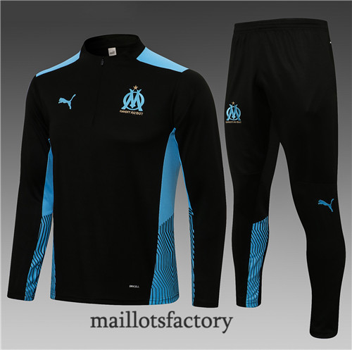 Achat Survetement Enfant de foot Marseille 2021/22 Noir