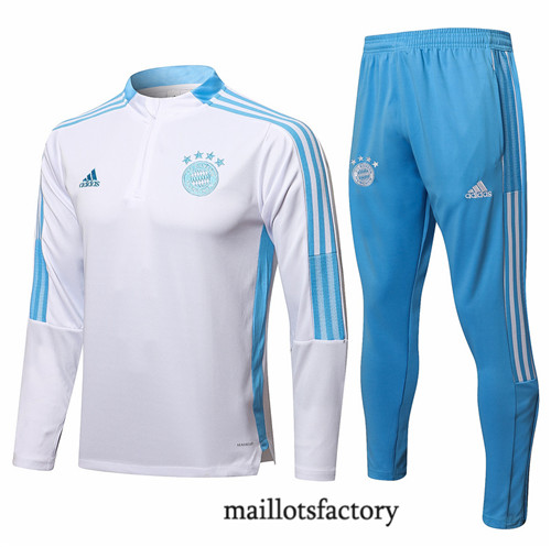 Achat Survetement du Real Madrid 2021/22 Blanc/Bleu