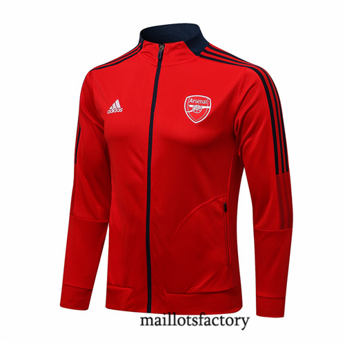 Achat Veste foot Arsenal 2021/22 Rouge/Bleu Marine