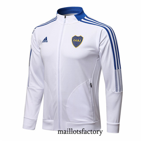 Achat Veste foot Boca Juniors 2021/22 Blanc