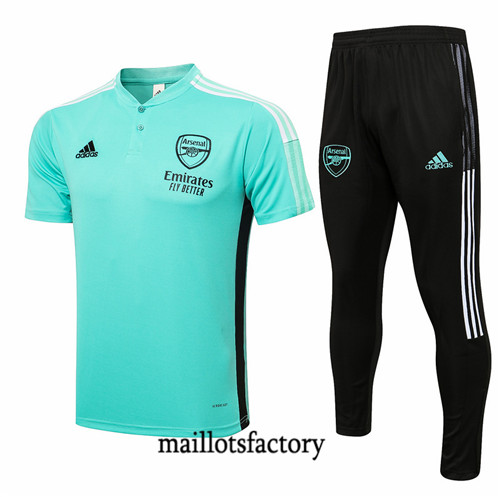 Site Kit d'entrainement Maillot du Arsenal 2021/22 Vert