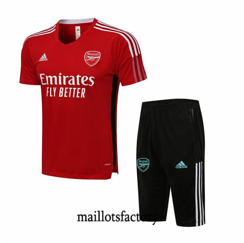 Site Kit d'entrainement Maillot du Arsenal 3/4 2021/22 Rouge