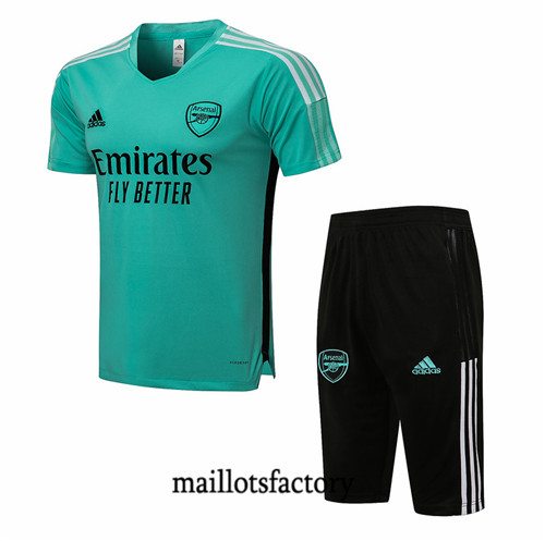 Site Kit d'entrainement Maillot du Arsenal 3/4 2021/22 Vert