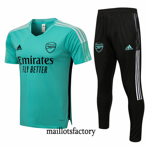 Site Kit d'entrainement Maillot du Arsenal 2021/22 Vert