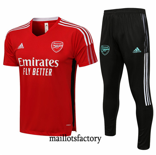 Site Kit d'entrainement Maillot du Arsenal 2021/22 Rouge