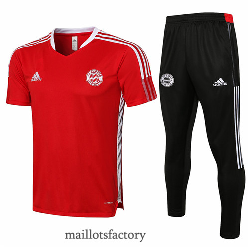 Site Maillot du Kit d'entrainement Maillot du Bayern Munich 2021/22 Rouge