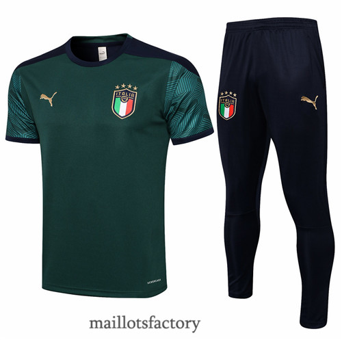 Site Maillot du Kit d'entrainement Maillot du Italie 2021/22 Vert foncé