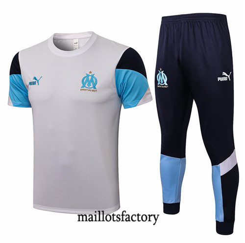 Site Kit d'entrainement Maillot du Marseille 2021/22 Blanc