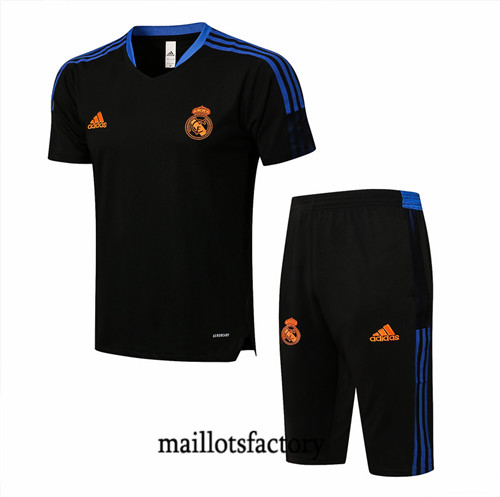 Site Kit d'entrainement Maillot du Real Madrid 3/4 2021/22 Noir