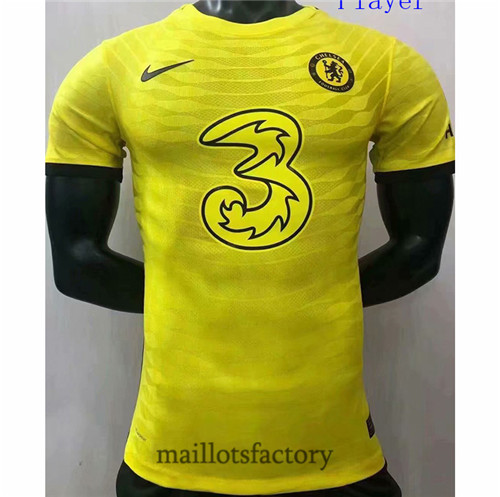 Grossiste Maillot de Player Chelsea 2020/21 Jaune