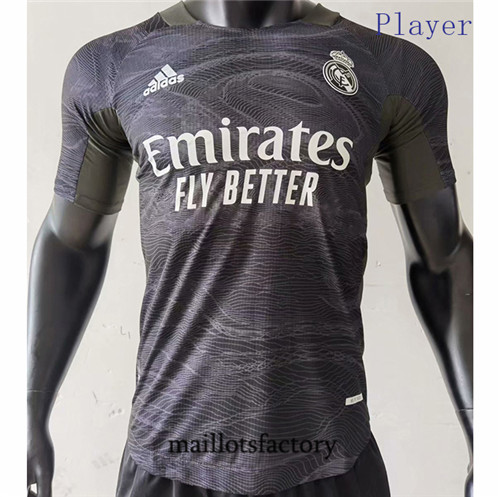 Prix Maillot du Real Madrid Player 2021/22 Gardien de but Noir