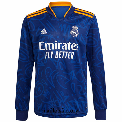 Prix Maillot du Real Madrid 2021/22 Exterieur Manche Longue