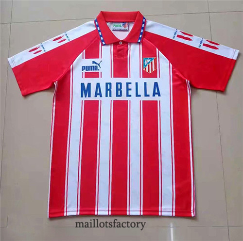 Soldes Maillot du Retro Atletico Madrid 1994-95 Domicile