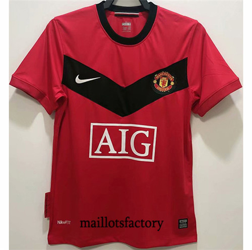 Soldes Maillot du Retro Manchester United 2010 Domicile