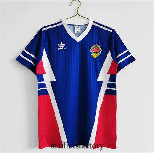 Soldes Maillot du Retro Yugoslavia 1990 Domicile