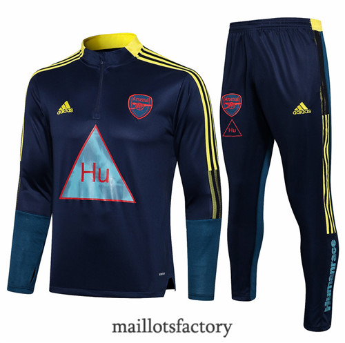 Site Survetement du foot Arsenal 2021/22 Bleu Marine