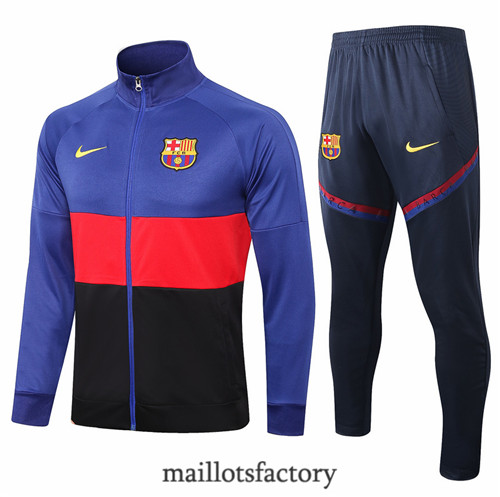 Site Veste Survetement du foot Barcelone 2021/22 Bleu/Rouge