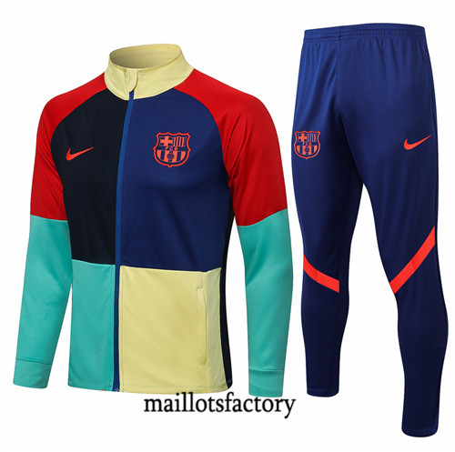 Site Veste Survetement du foot Barcelone 2021/22 Jaune/Rouge/Bleu/vert