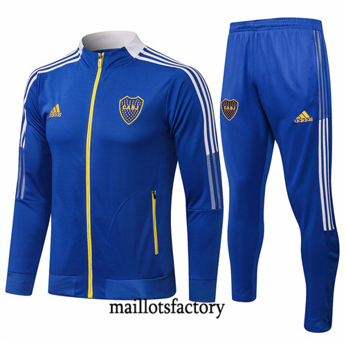 Site Veste Survetement du foot Boca Juniors 2021/22 Bleu