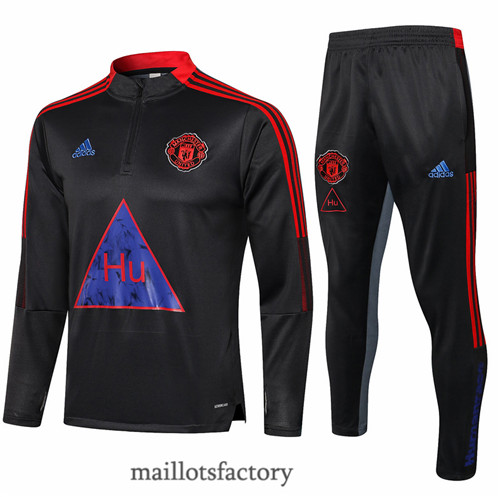 Site Survetement du foot Manchester United 2021/22 Gris foncé