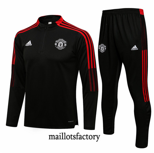 Site Survetement du foot Manchester United 2021/22 Noir/Rouge