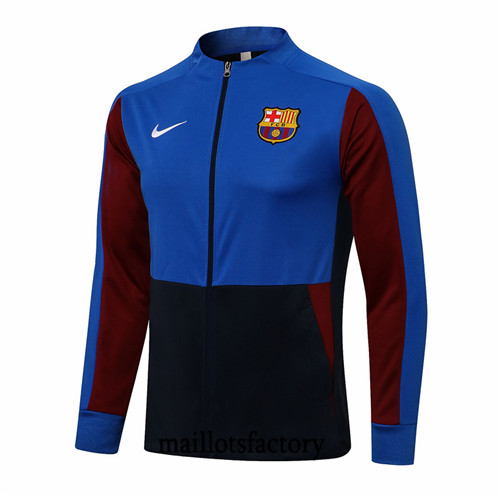 Prix Veste foot Barcelone 2021/22 Bleu