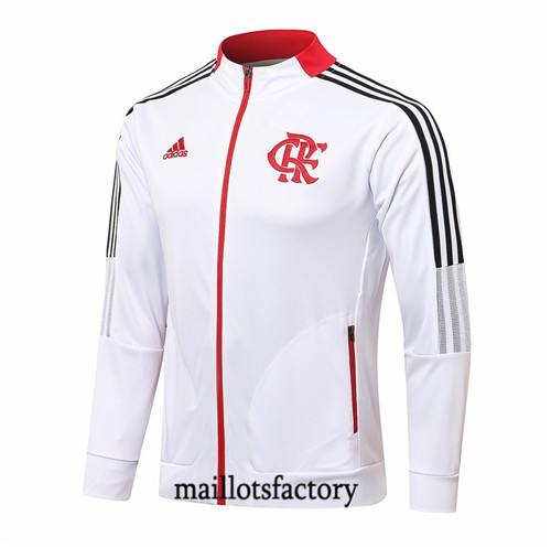 Prix Veste foot Flamengo 2021/22 Blanc