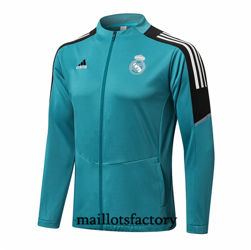 Prix Veste foot Real Madrid 2021/22 Bleu/Noir