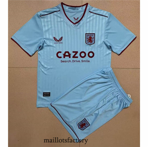 Achat Maillot du Aston Villa Enfant 2022/23 Exterieur y146