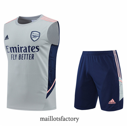 Achat Kit d'entrainement Maillot du Arsenal Debardeur 2022/23 y877