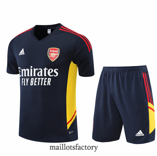 Achat Kit d'entrainement Maillot du Arsenal + Short 2022/23 Bleu Marine y881