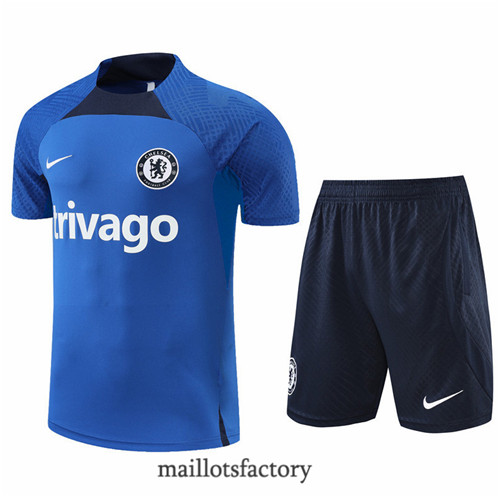 Achat Kit d'entrainement Maillot du Chelsea + Short 2022/23 Noir y898