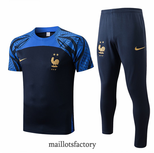 Achat Kit d'entrainement Maillot du France 2022/23 Bleu Marine y868