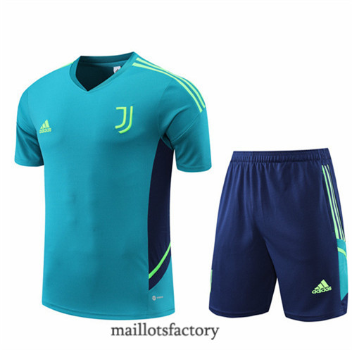 Achat Kit d'entrainement Maillot du Juventus + Short 2022/23 Bleu y951