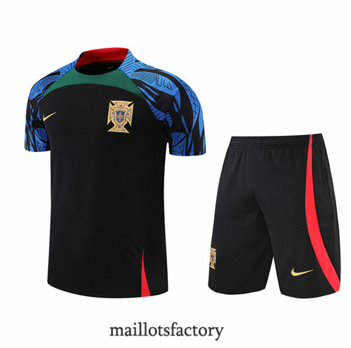 Achat Kit d'entrainement Maillot du Portugal + Short 2022/23 Noir y873