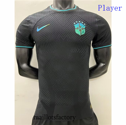 Achat Maillot de Player Brésil 2022/23 Noir y264