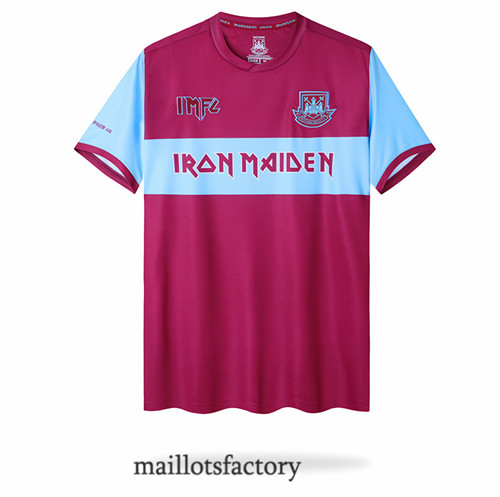 Achat Maillot du Retro West Ham x Iron Maiden Domicile y319