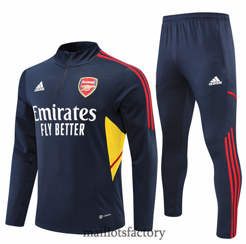 Achat Survetement du foot Arsenal 2022/23 Bleu Marine y542