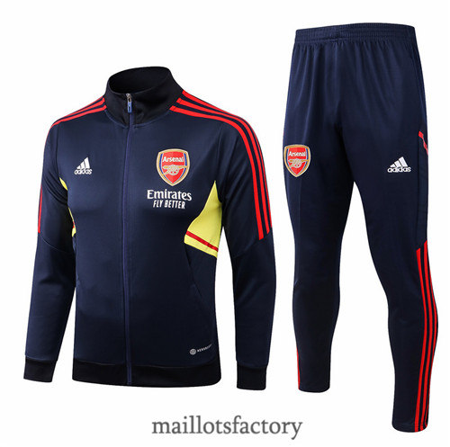 Achat Veste Survetement du foot Arsenal 2022/23 Bleu Marine y546