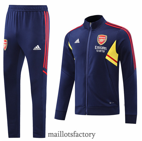 Achat Veste Survetement du foot Arsenal 2022/23 Bleu Marine y547