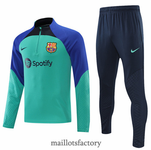 Achat Survetement du foot Barcelone 2022/23 Bleu y432