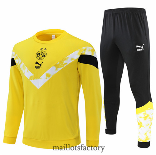 Achat Survetement du foot Borussia Dortmund 2022/23 Jaune/Noir y420