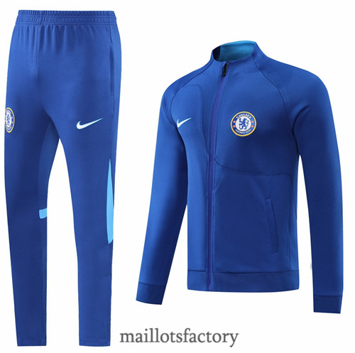 Achat Veste Survetement du foot Chelsea 2022/23 Bleu y550