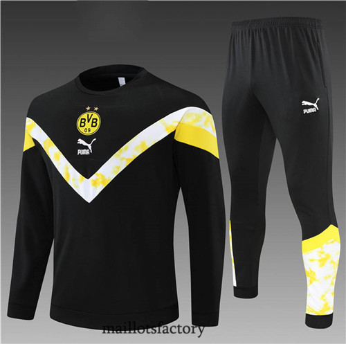 Achat Survetement Enfant du foot Borussia Dortmund 2022/23 Noir y650