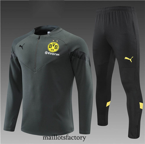 Achat Survetement Enfant du foot Borussia Dortmund 2022/23 Gris y652