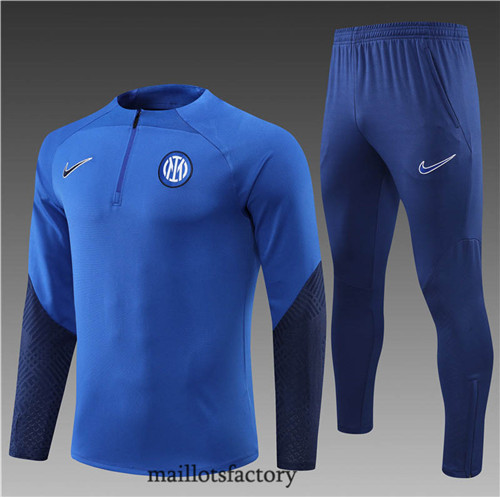 Achat Survetement Enfant du foot Inter Milan 2022/23 Bleu Marine y721